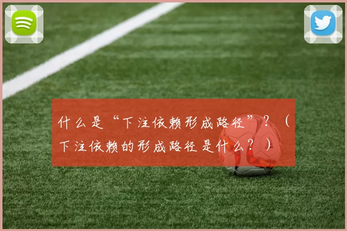 什么是“下注依赖形成路径”？（下注依赖的形成路径是什么？）